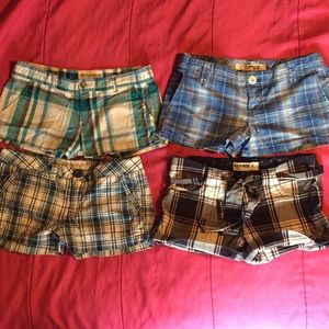 ❌SOLD❌Plaid Shorts Bundle 5/6